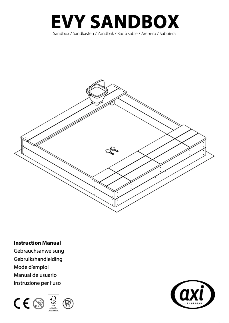 Page 1 of the manual User Manual AXI Evy
