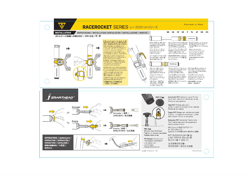 First page image of the manual for RaceRocket