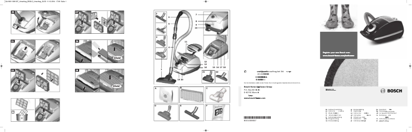 Page 1 of the manual User Manual Bosch Free'e BSGL53192