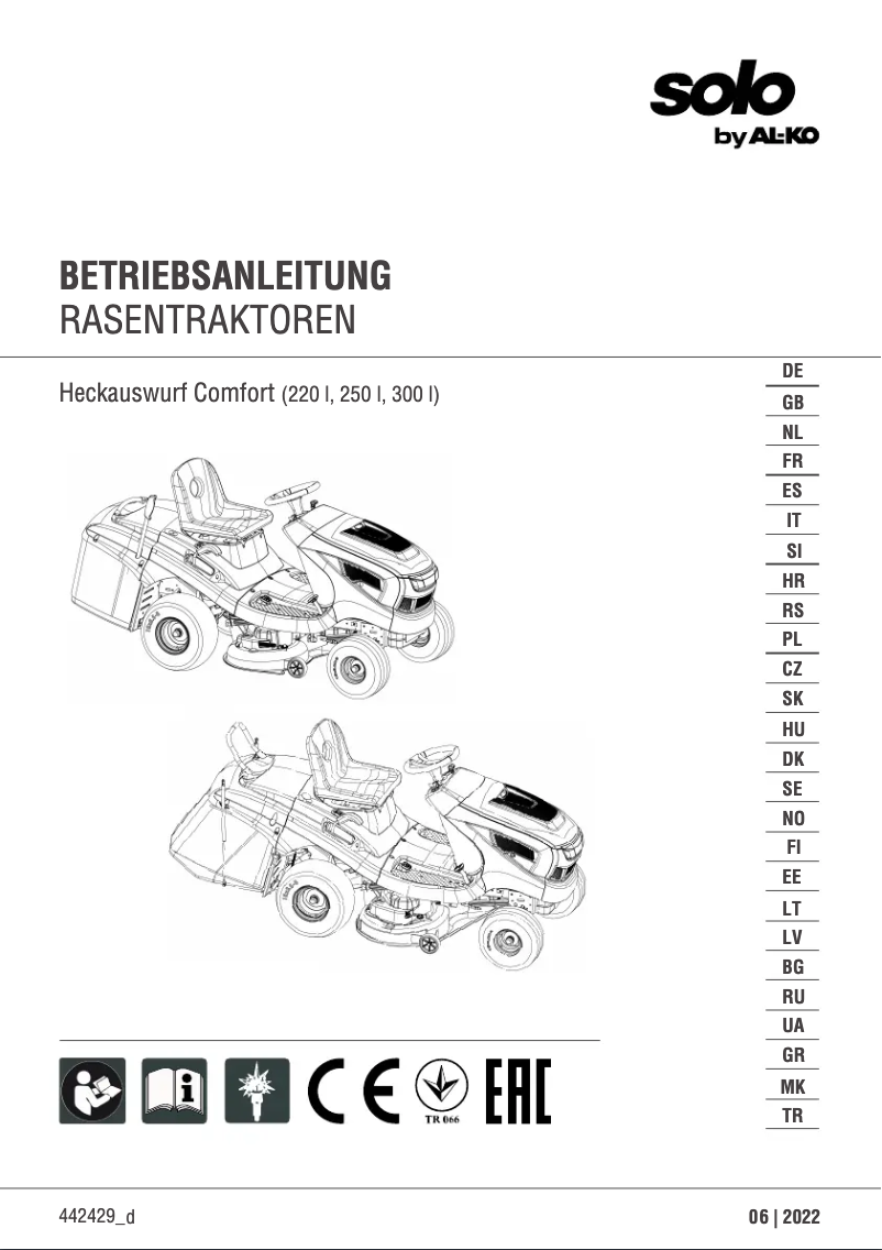 Image de la première page du manuel de l'appareil T 13-93.7 HD
