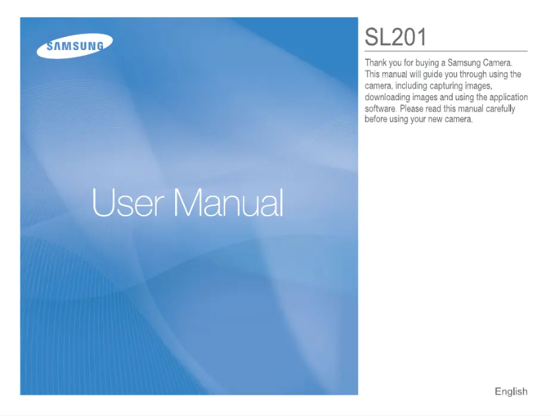 First page image of the manual for SL102