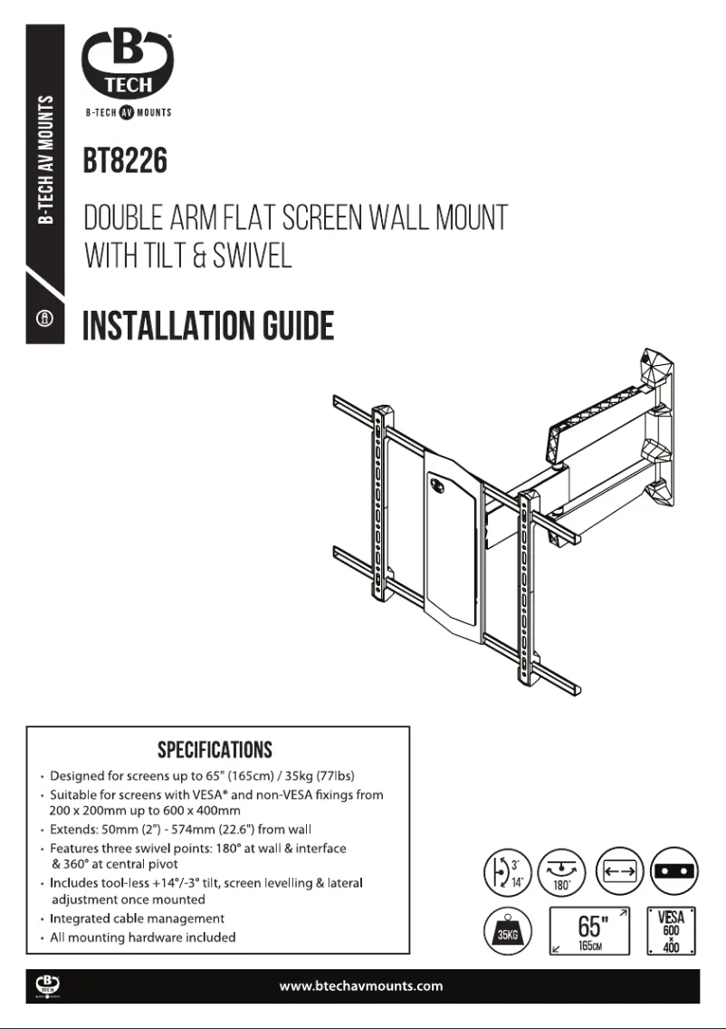 First page image of the manual for BT8226