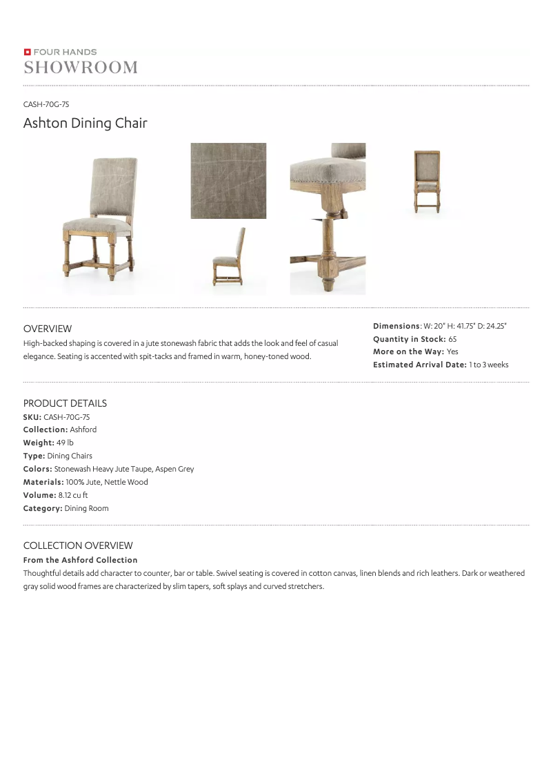 First page image of the manual for CASH-70G-75