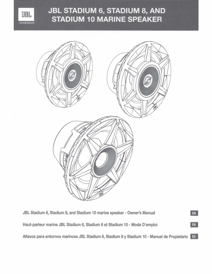 First page image of the manual for Stadium MB8030AM