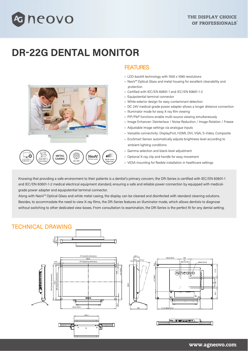 First page image of the manual for DR-22G