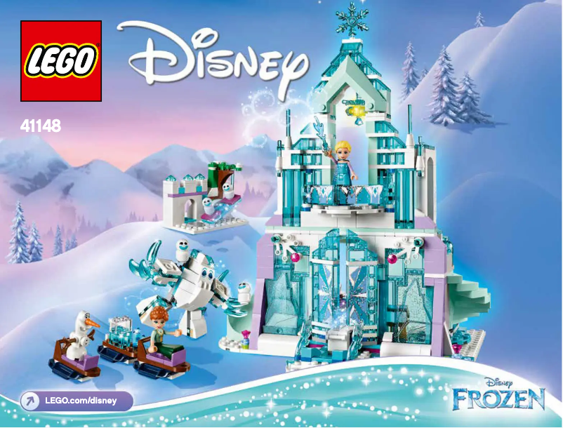 Page 1 of the manual Visual Instructions Lego Disney 41148