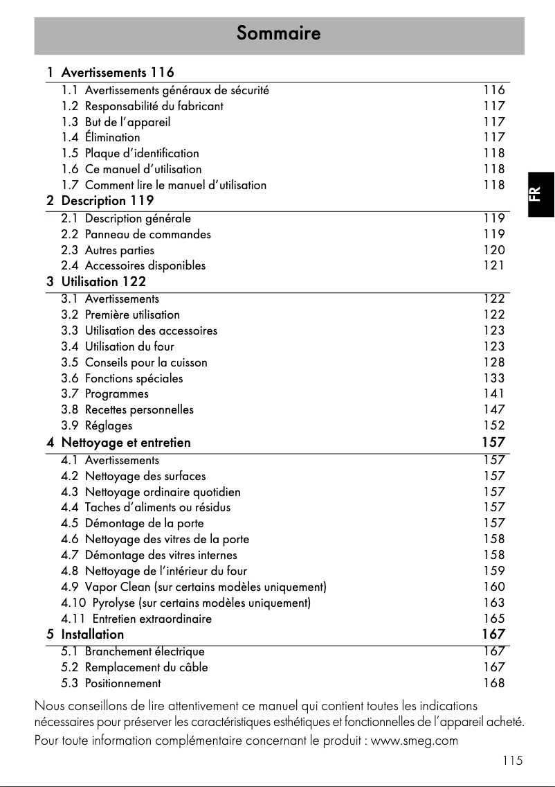 First page image of the manual for SFP130-1