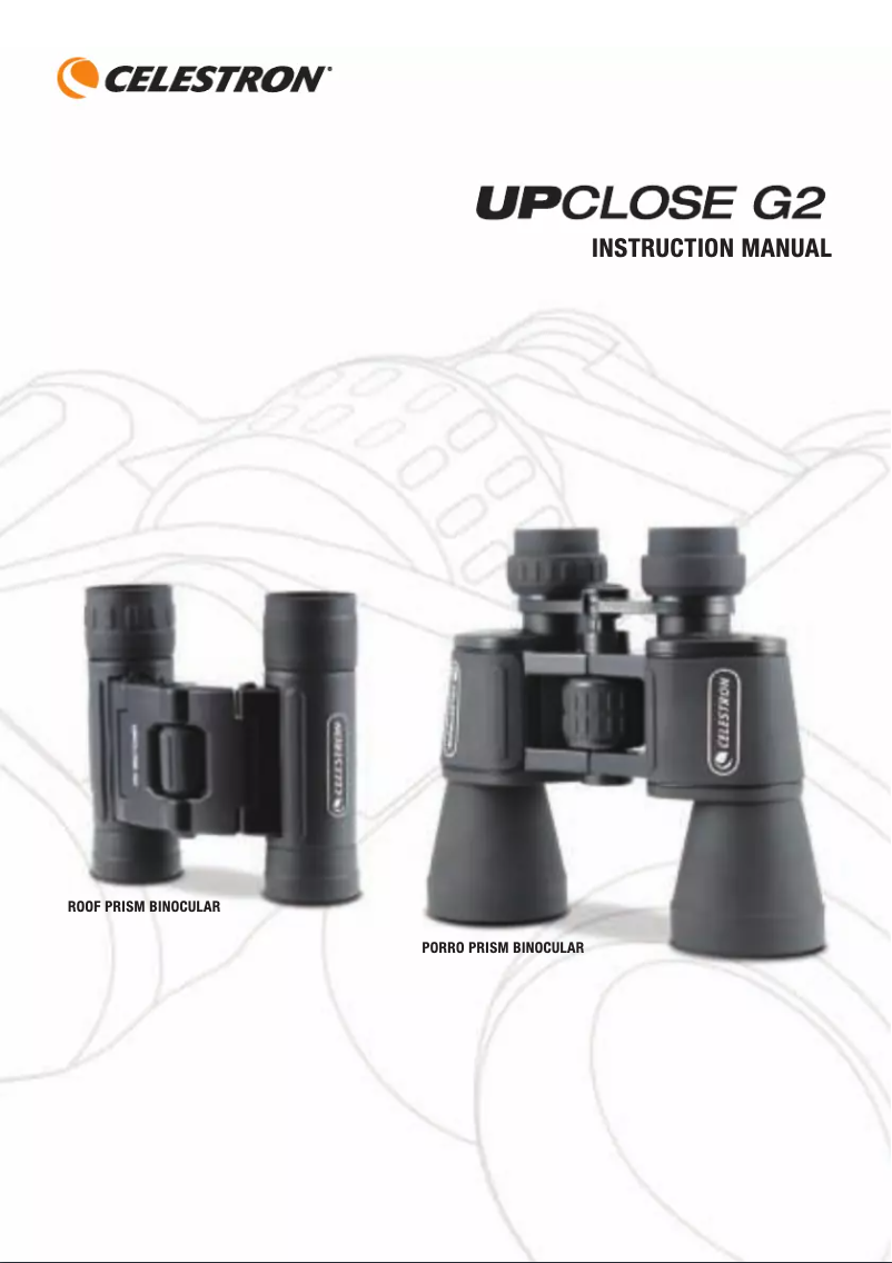 First page image of the manual for Upclose G2