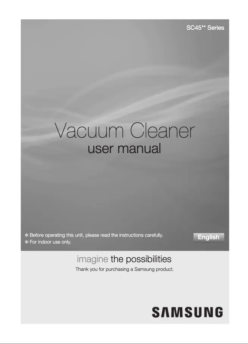 First page image of the manual for SC4581