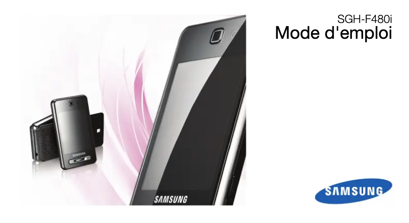 Page 1 of the manual User Manual Samsung SGH-F480