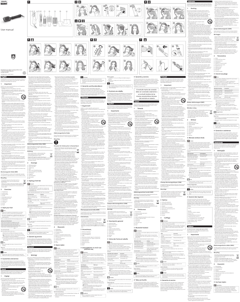 First page image of the manual for BHA530