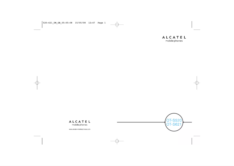 First page image of the manual for One Touch S520