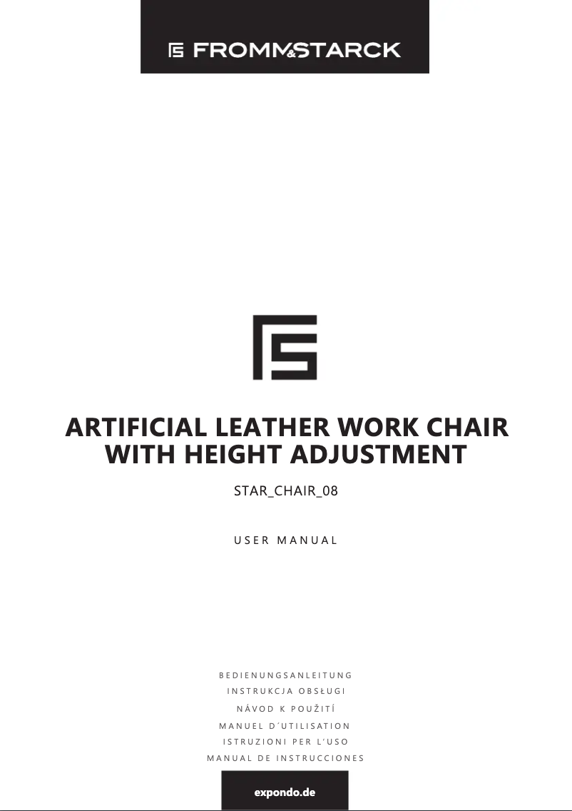 Page 1 of the manual User Manual Fromm & Starck STAR_CHAIR_08