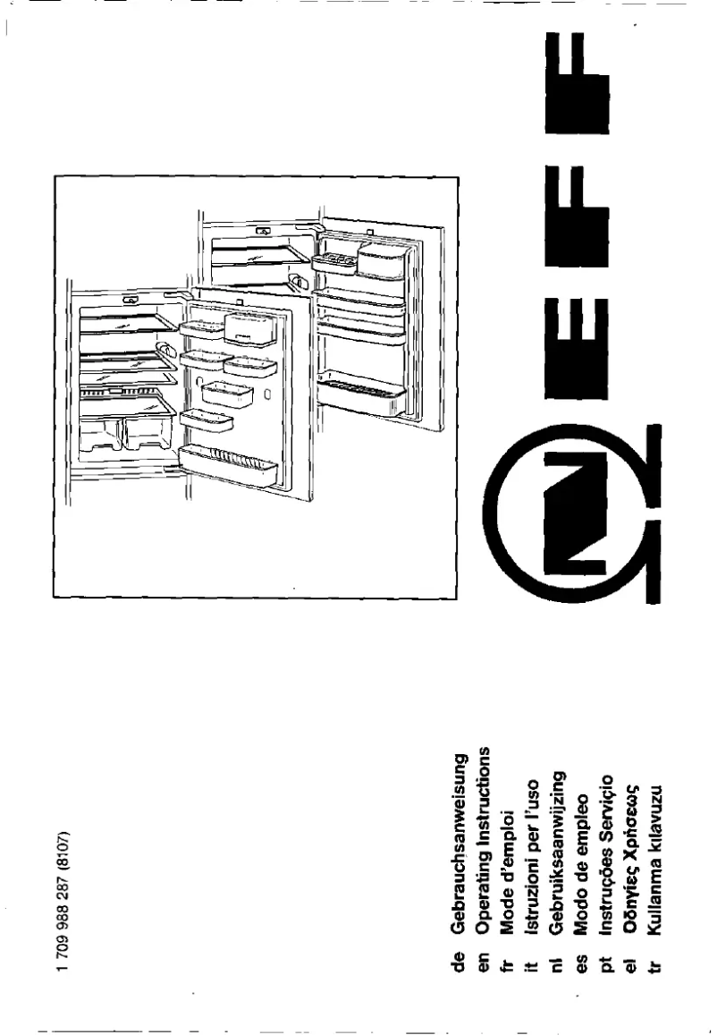 Page 1 of the manual User Manual Neff K 1604