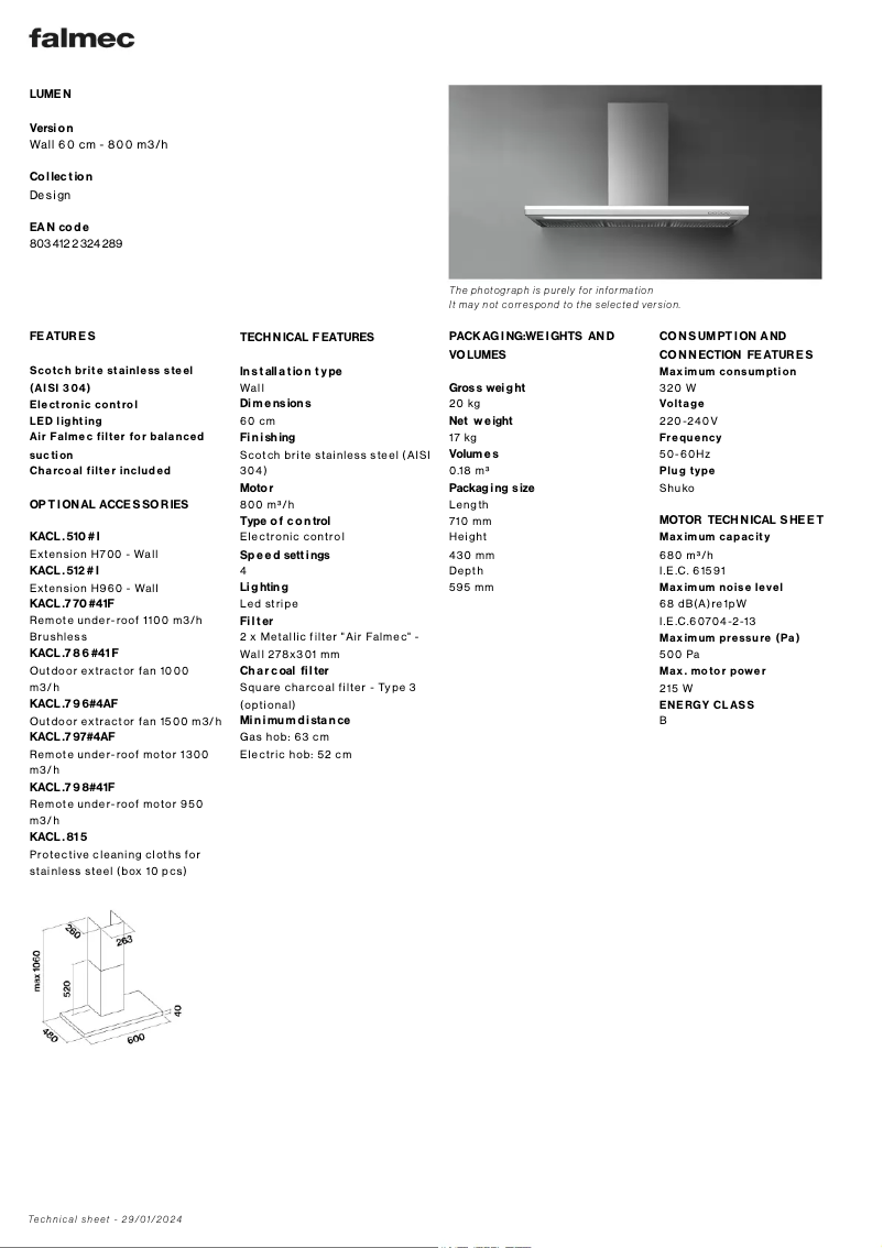 First page image of the manual for Lumen