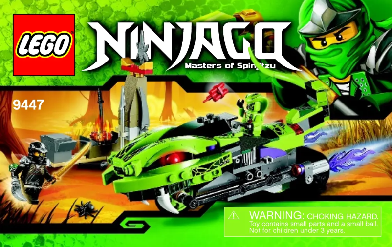 Page 1 of the manual User Manual Lego Ninjago 9447