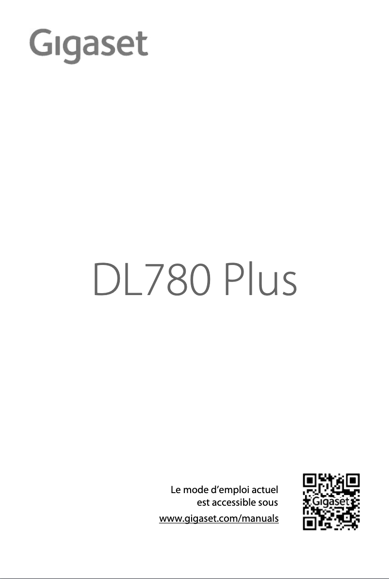 Page 1 of the manual User Manual Gigaset DL780 Plus