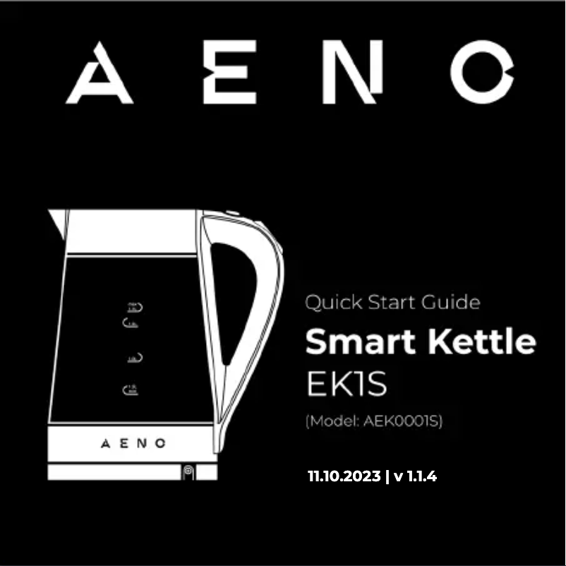 First page image of the manual for EK1S