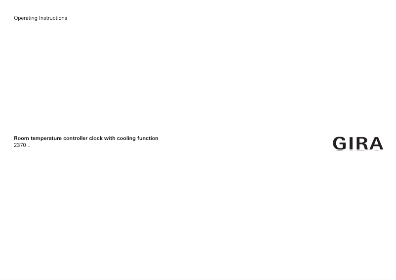 First page image of the manual for 237003