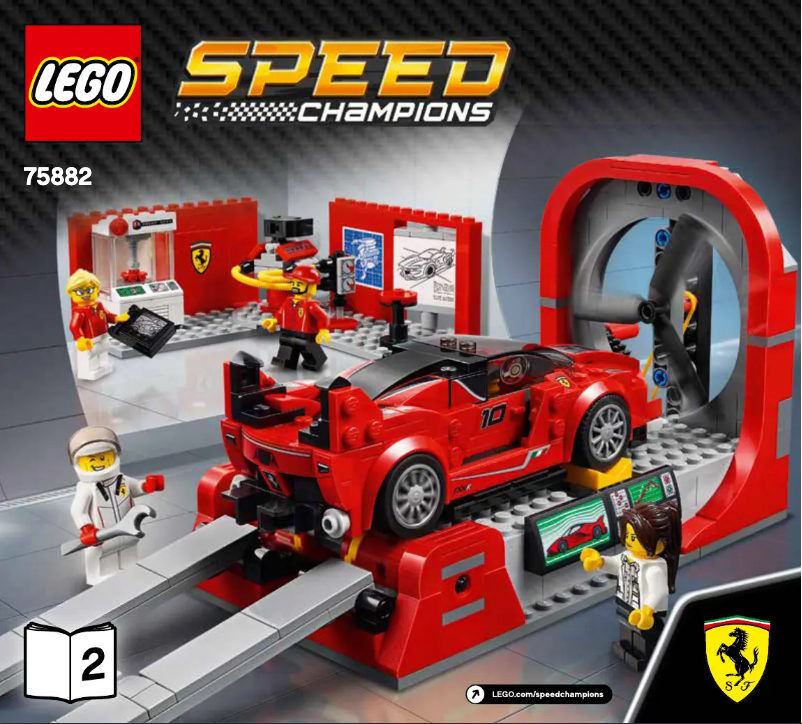First page image of the manual for Speed Champions 75882
