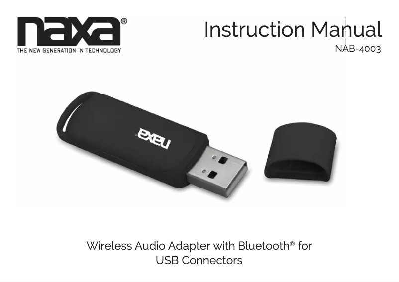 Page 1 of the manual User Manual Naxa NAB-4003