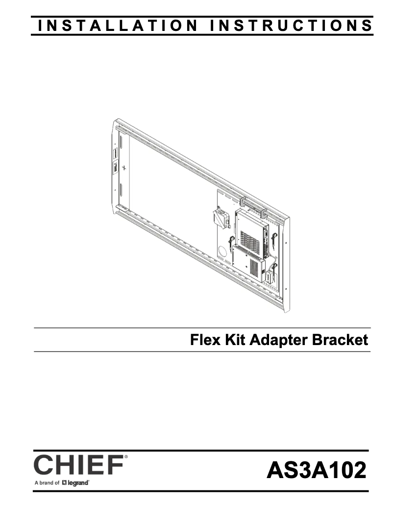 Page 1 de la notice Manuel utilisateur Chief AS3A102