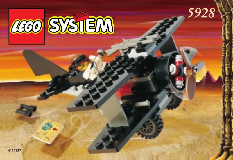 Page 1 of the manual User Manual Lego Adventurers 5928