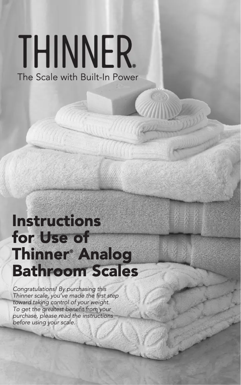 Page 1 of the manual User Manual Conair Thinner TH100PSSL