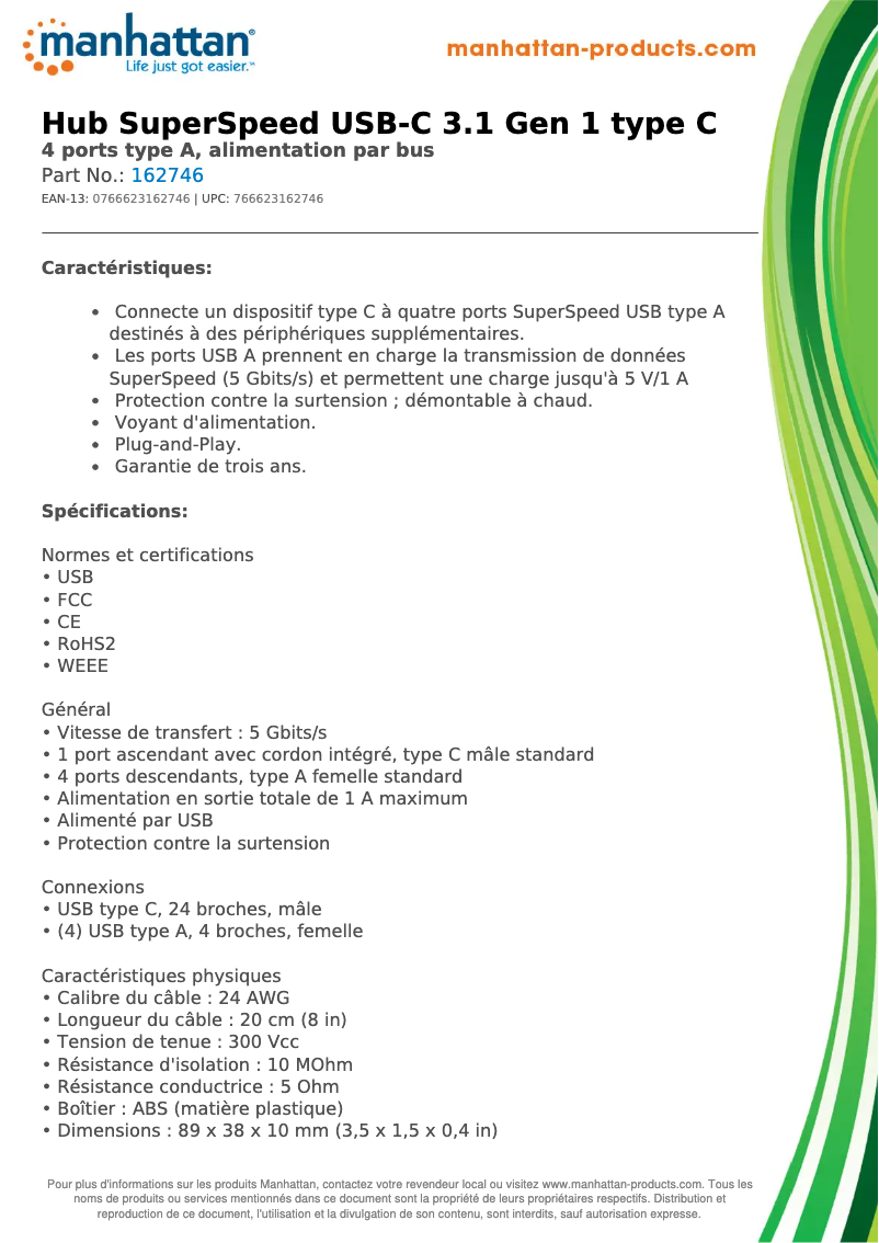 First page image of the manual for 162746