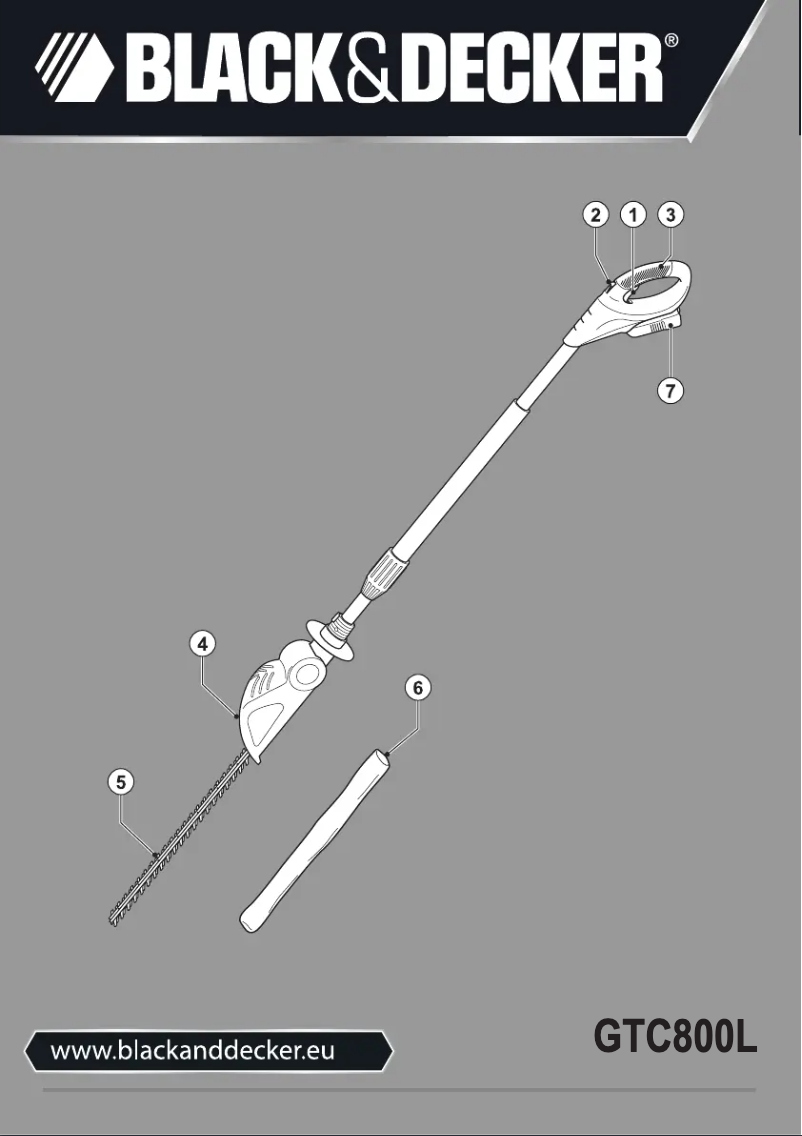 First page image of the manual for GTC800L