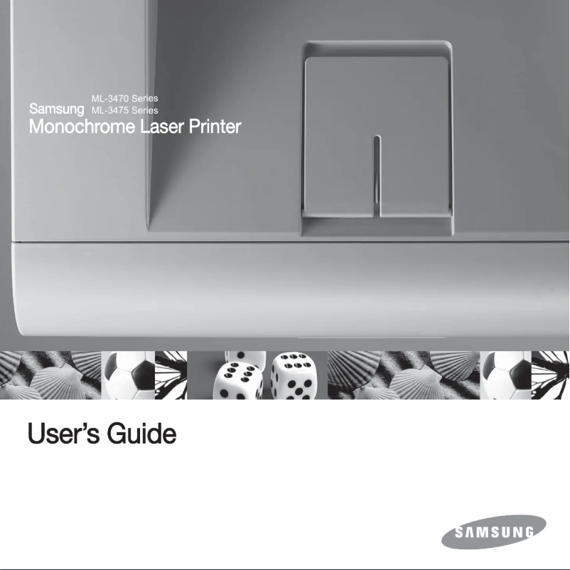 Page 1 of the manual User Manual Samsung ML-3475D
