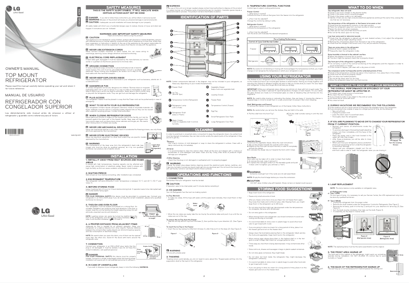 First page image of the manual for GM-C322SLCA