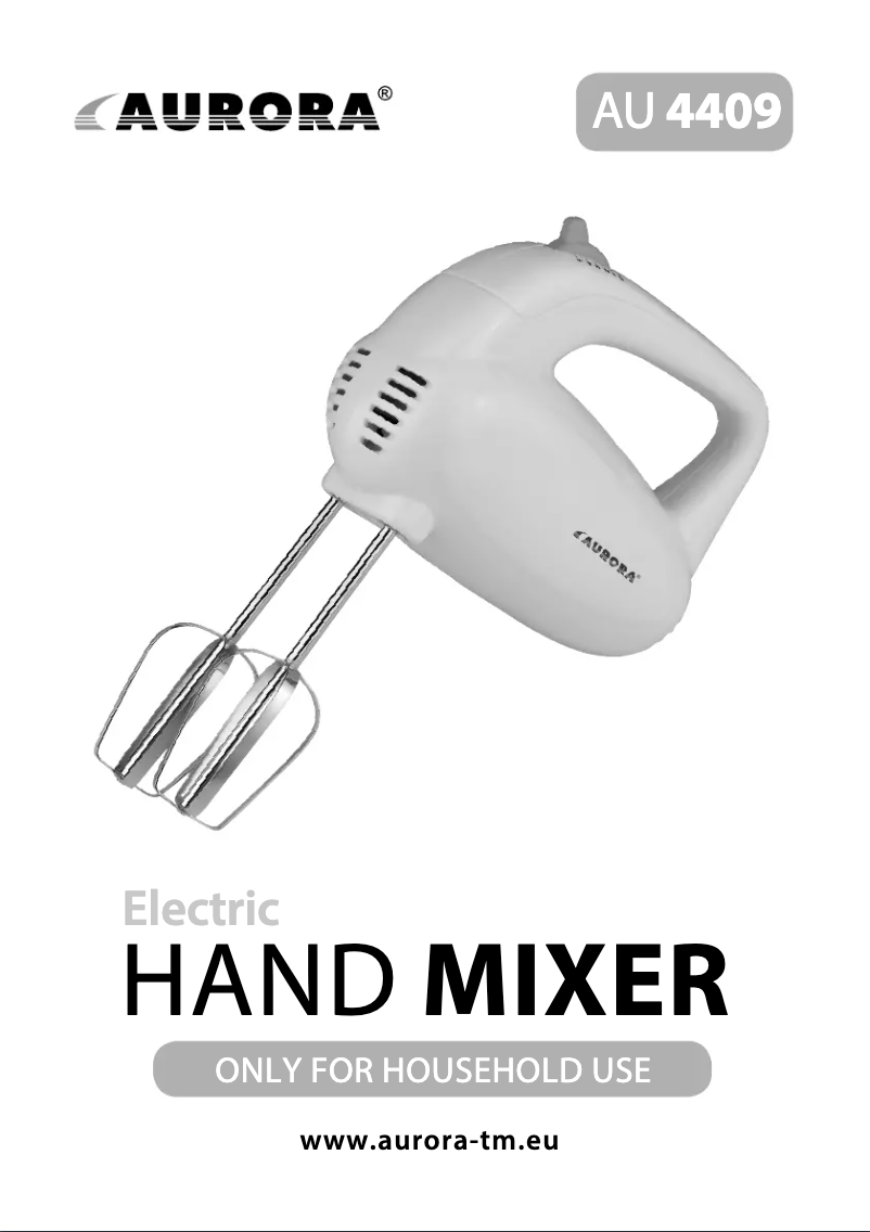 Page 1 of the manual User Manual Aurora AU4409