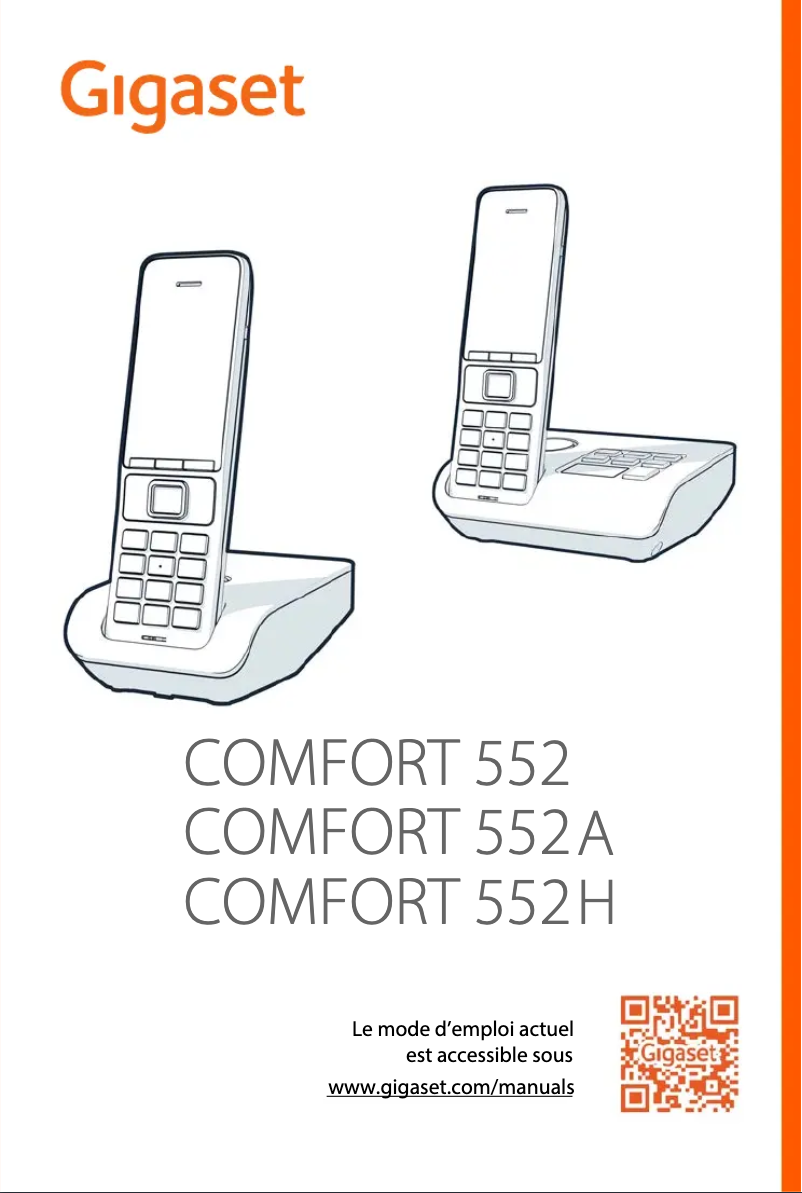 First page image of the manual for Comfort 552A