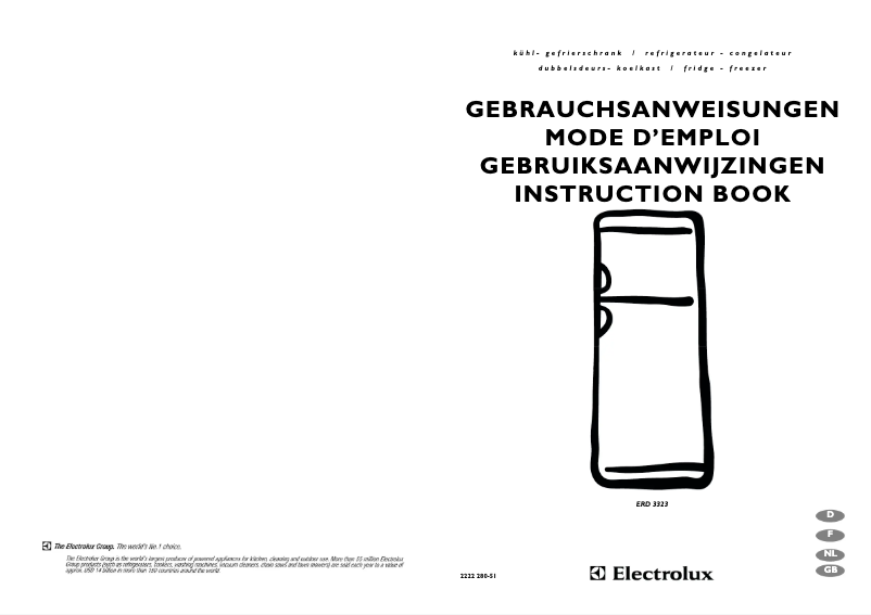 First page image of the manual for ERD 3323