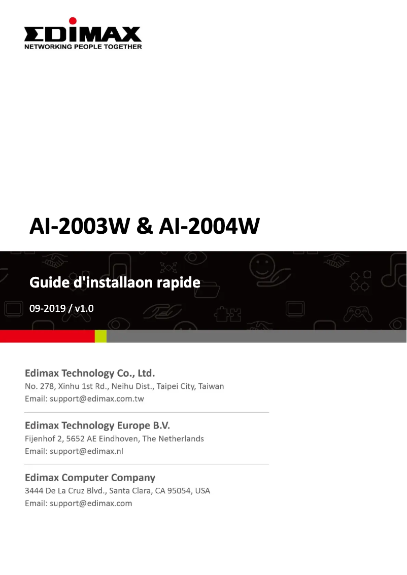 First page image of the manual for AI-2004W