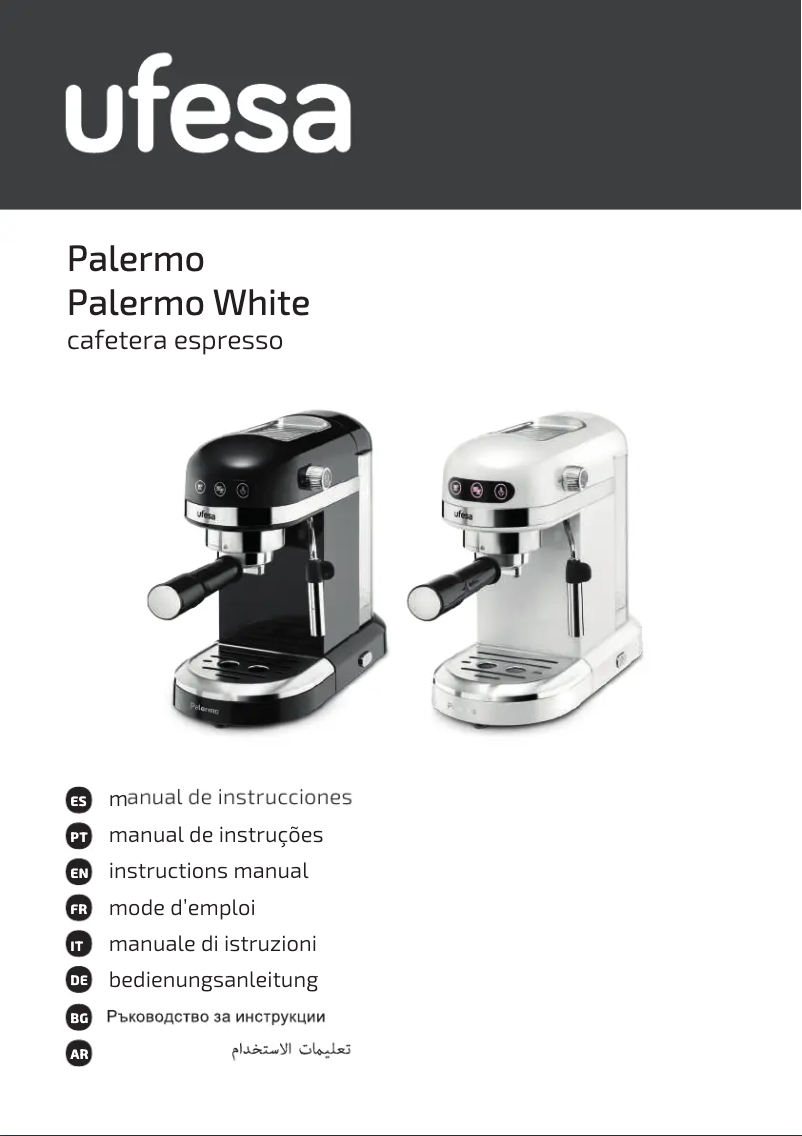 Page 1 of the manual User Manual Ufesa Palermo