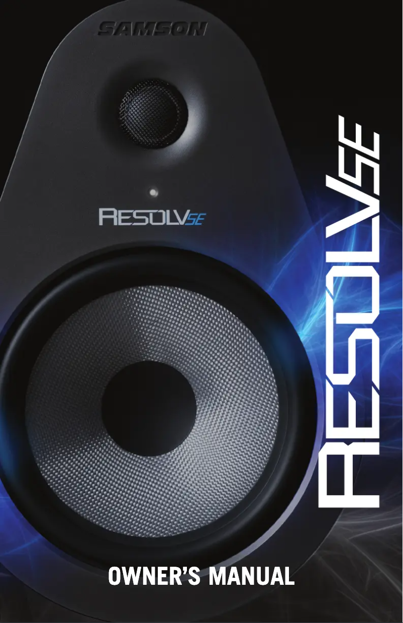 First page image of the manual for Resolv SE8