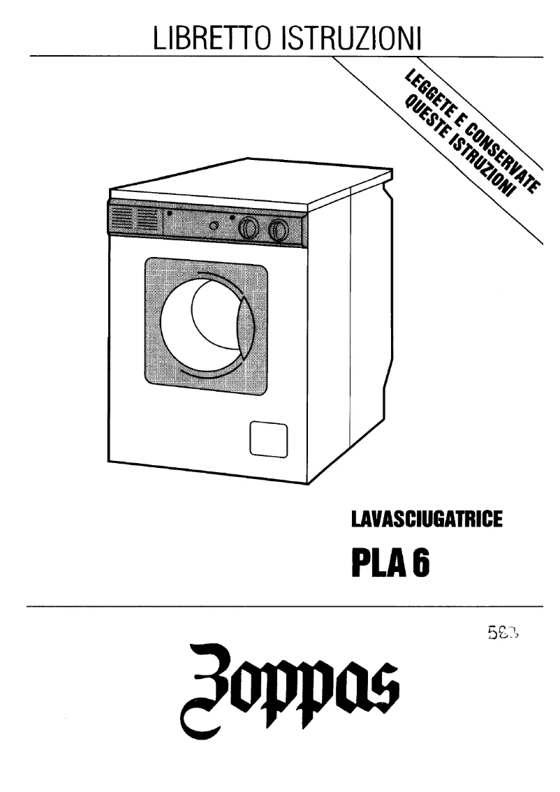 First page image of the manual for PLA6