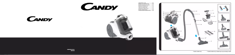 Page 1 of the manual User Manual Candy CAF32PAR 011