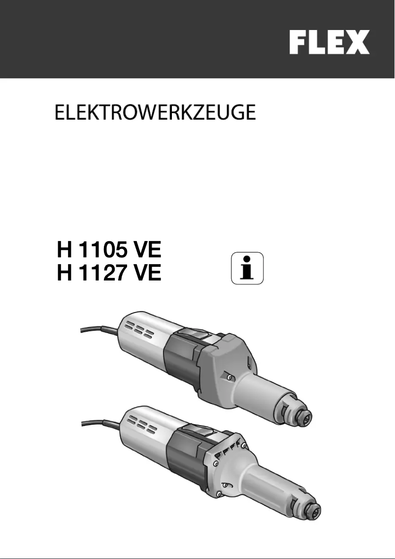 Image de la première page du manuel de l'appareil H 1105 VE
