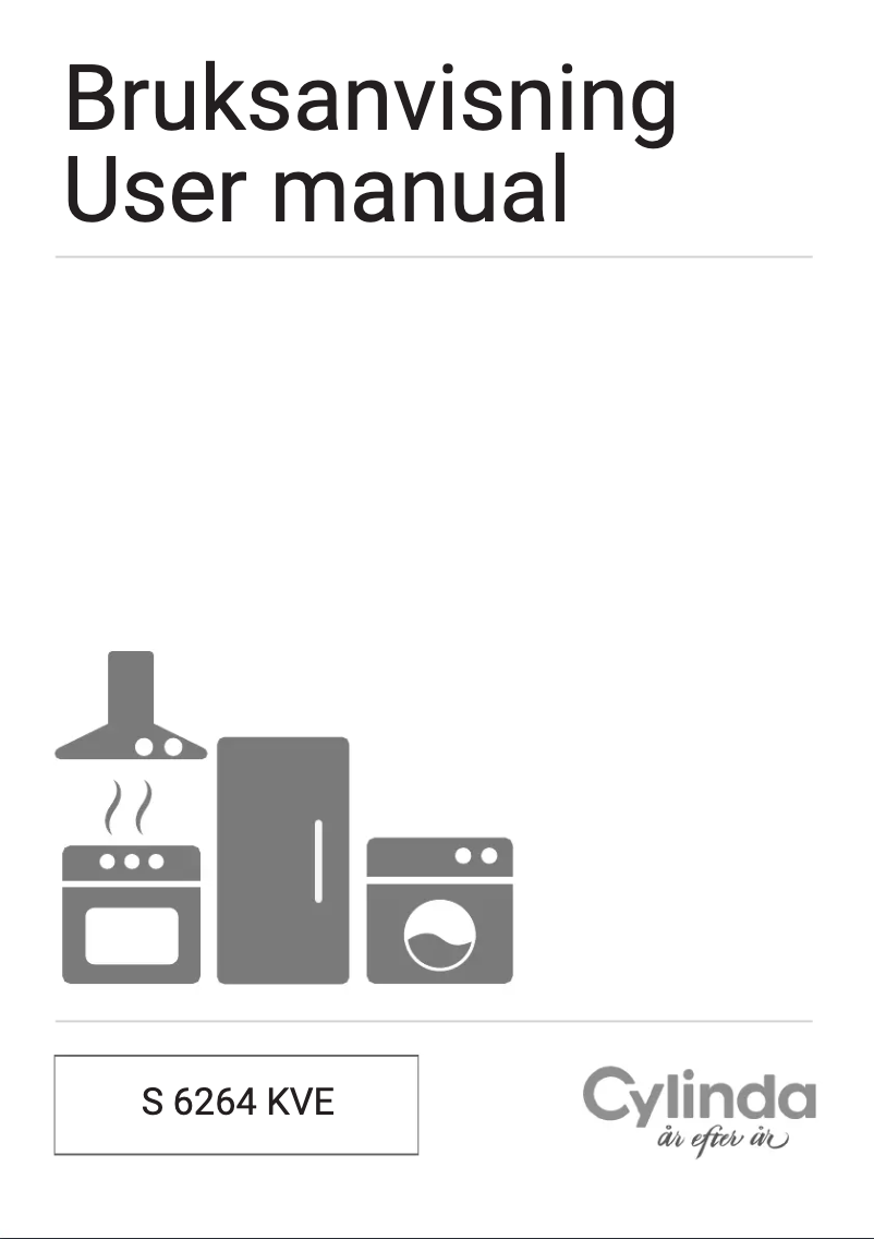 Page 1 of the manual User Manual Cylinda S 6264 KVE