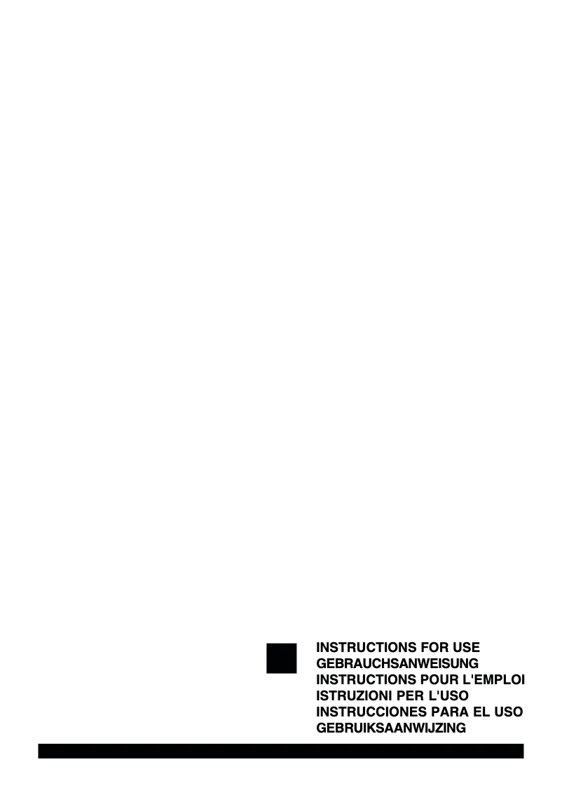 Page 1 of the manual User Manual Electrolux EFP663