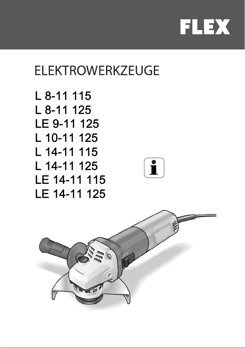 First page image of the manual for L 14-11 125