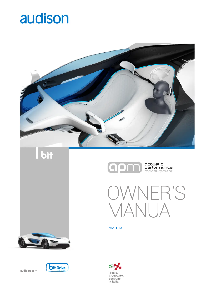 First page image of the manual for APM