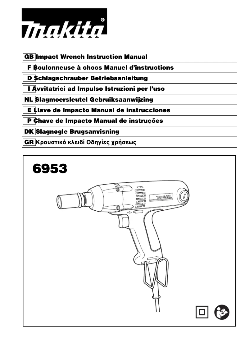 Page 1 of the manual User Manual Makita 6953