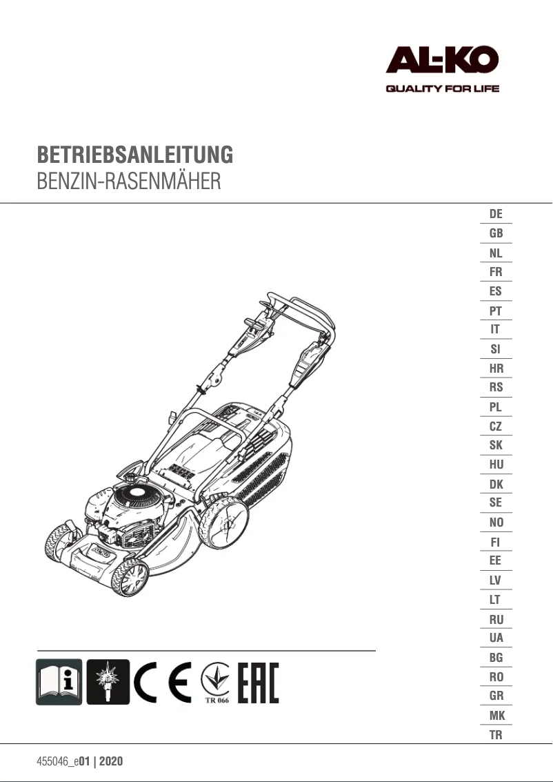 First page image of the manual for Premium 520 VSI-B