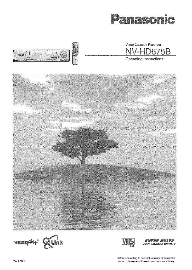 Page 1 of the manual User Manual Panasonic NV-HD675B