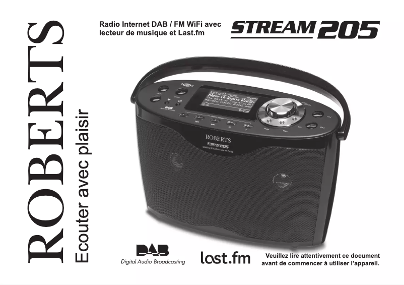 First page image of the manual for Stream 205