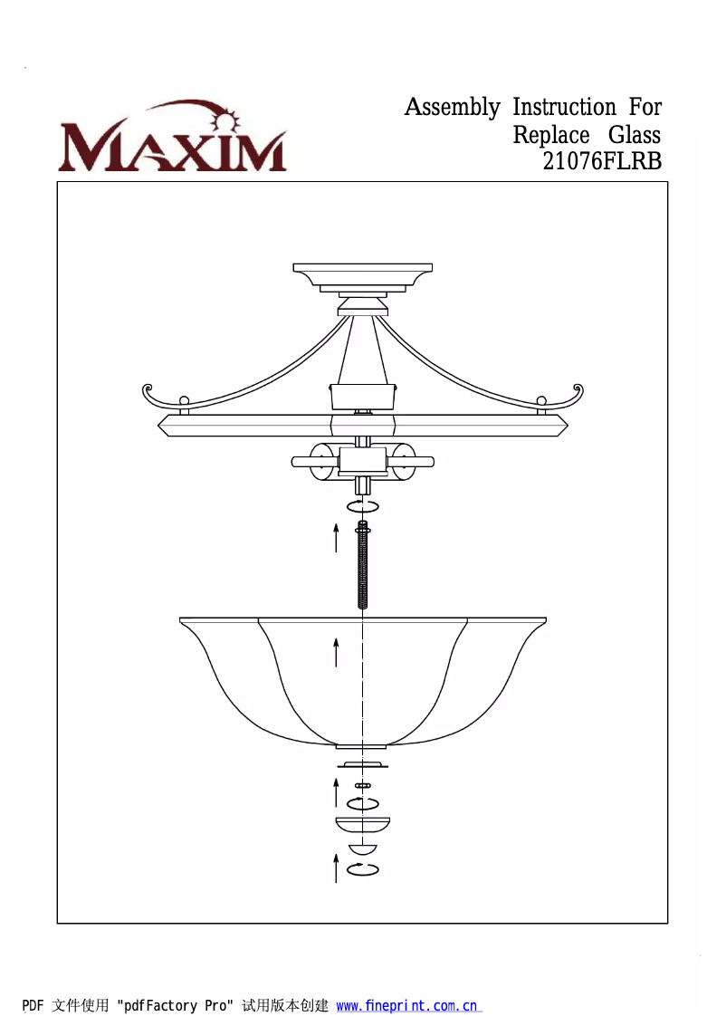 First page image of the manual for Oak Harbor 21076FLRB